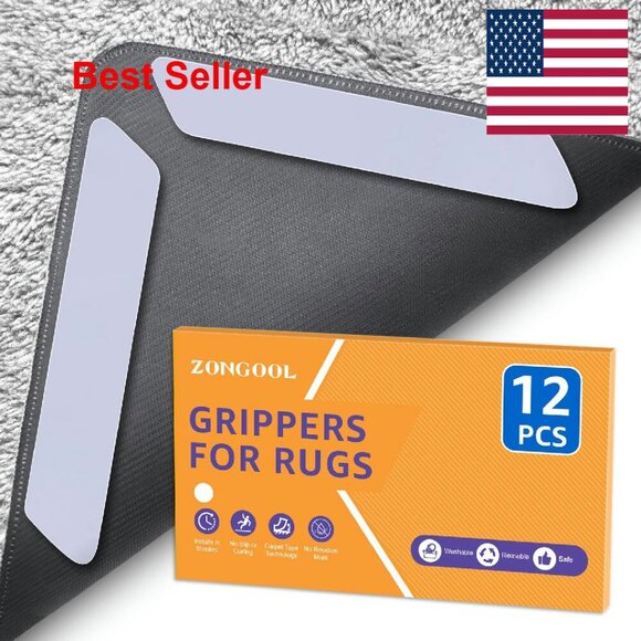 Other - Reusable Washable Non-Slip Rug Grippers Polyurethane Elegant Minimal Home Decor